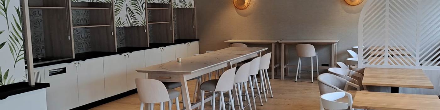 Renovation de l'espace petit déjeuner avec Quiditmieux pour Novotel Montpellier